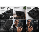 Husa Compatibila cu Motorola Edge 70 Fusion, Antisoc, Inel Rotativ 360, Stand, Protectie Camera, Negru, ALC MOBILE